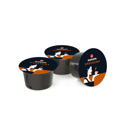 OROCREMA cápsulas compatibles Lavazza Blue - caja de 100 cápsulas