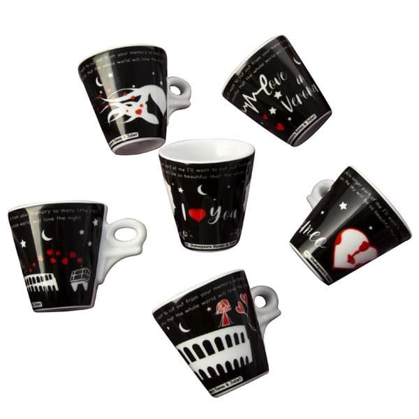 Taza de Café espresso de Colección ROMEO&JULIET - ANCAP - Set de 6 tazas