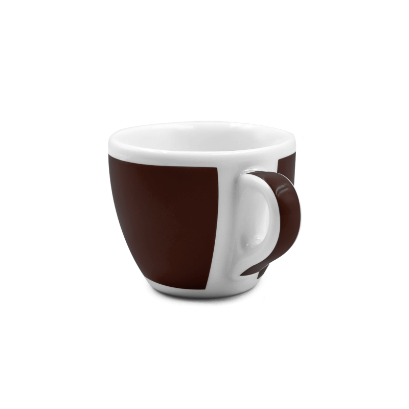 Taza de Café espresso c/ plato MILLECOLORI marrón Modelo VERONA - ANCAP
