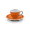 Taza de Café espresso c/ plato MILLECOLORI naranja Modelo VERONA - ANCAP