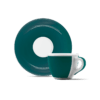 Taza de Café espresso c/ plato MILLECOLORI verde Modelo VERONA - ANCAP