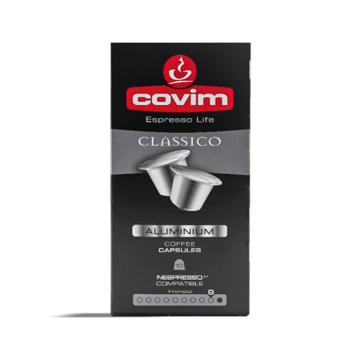 Cápsulas compatibles Nespresso CLASSICO ALU COVIM - Caja de 10 cápsulas
