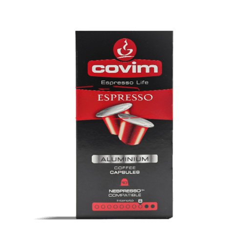 Cápsulas compatibles Nespresso ESPRESSO ALU COVIM - Caja de 10 cápsulas