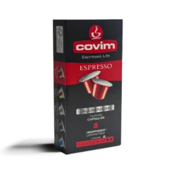 Cápsulas compatibles Nespresso ESPRESSO ALU COVIM - Caja de 10 cápsulas