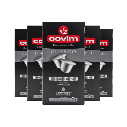 Pack 5 cajas CLASSICO ALU cápsulas Nespresso® compatible by COVIM