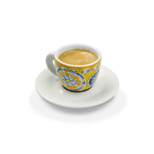 taza capriccio italiano espresso con café