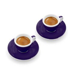 Juego de 2 Tazas de Café espresso MILLECOLORI azul Modelo VERONA - ANCAP