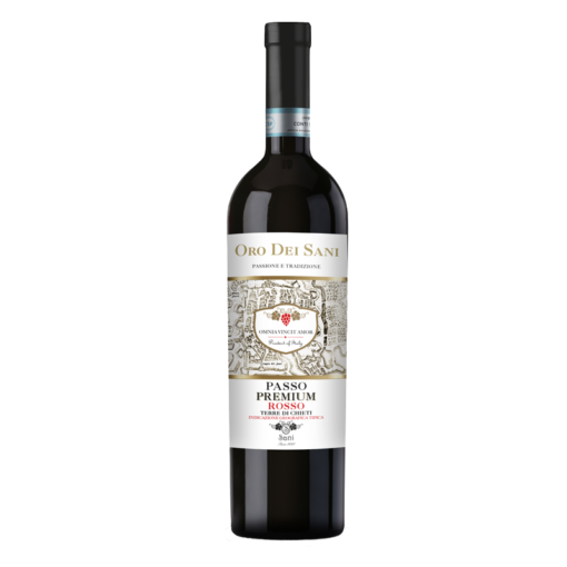 PASSO PREMIUM ROSSO Terre di Chieti ORO dei SANI 750 ml